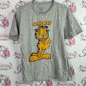 Garfield tee tshirt cat orange Graphic Gray T-Shirt